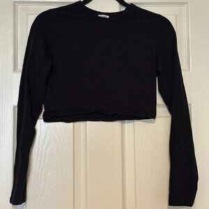 Cotton On long sleeve crop top